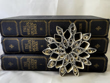 Load image into Gallery viewer, Quilled Snowflake Book Ornament
